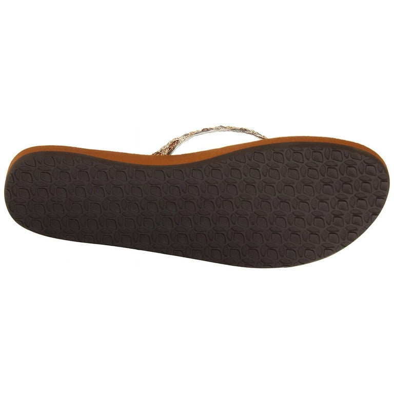 Reef Women s Twisted Star Rubber Open Toe Beach Brown Size 7