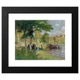 thumbnail image 2 of Pierre-Eugène Montézin 23x20 Black Modern Framed Museum Art Print Titled - Peniches in Saint-Mammes, 2 of 5
