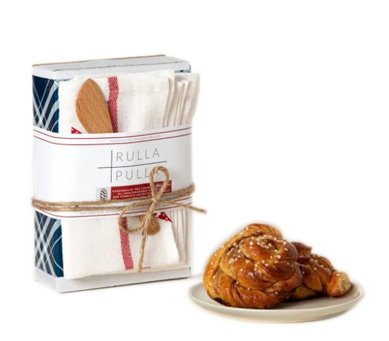 Scandinavian Cinnamon Buns Kit! Includes Baking Ingredients, 1 Tea