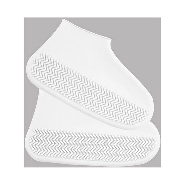 Xihbxyly Cubrezapatos Reutilizables, Protección de Goma Antideslizante, Impermeables para Barro, Lluvia y Nieve, Fáciles de Limpiar y Transportar, para Actividades Al Aire Libre, Viajes, Camping, Sen
