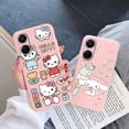 thumbnail image 5 of Bonita funda de teléfono para Xiaomi Redmi 13C, Poco C65, redmi13c, niñas, anticaída, Cinnamoroll, Kuromi, Hello Kitty, cubierta de silicona a prueba de golpes, 5 of 5