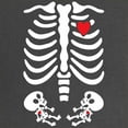 thumbnail image 2 of CafePress - Skeleton Gender Nautral Twins Maternity Design Mat - Maternity Dark T-Shirt, 2 of 3
