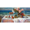 thumbnail image 3 of Sviridov, Sergei 18x11 Black Modern Framed Museum Art Print Titled - A Table by the Sea I, 3 of 5