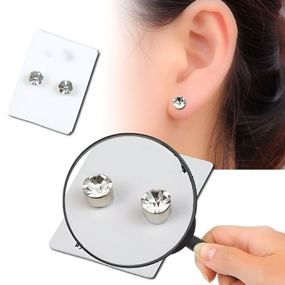 DESIGNICE 5 Pair Non Piercing Clip on Ear Studs Mens Womens Earrings