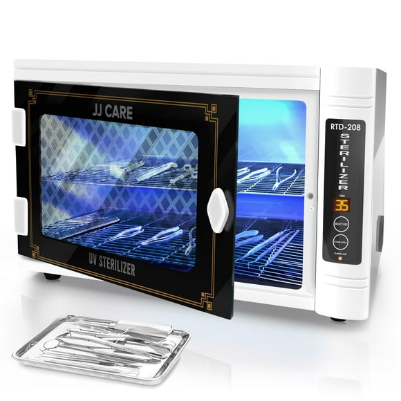 JJ CARE UV Sanitizer Cabinet â 8L Capacity, LED Timer, 99% UV Killing Efficiency, Professional UV Sanitizing Cabinet for Salon, Spa, Office, and Home Use