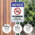 thumbnail image 4 of No Smoking Within 25 Feet of Building Entrance Sign,, 4 of 8