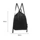 thumbnail image 4 of mochilas de cuerdas Mochila con cordón, bolsa de gimnasio resistente al agua, mochila con cordón para hombres y mujeres , negro Negro 40x45cm Magideal mochilas de cuerdas, 4 of 7