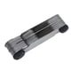 thumbnail image 1 of Medidor De Paso De Rosca, Medidores De Tornillos Métricos De Acero Inoxidable Plateado De 55 Y 60 Grados Para Medición Industrial, 1 of 7
