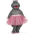 thumbnail image 1 of Hippo Ballerina Inflatable Adult Costume, 1 of 1
