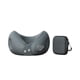 thumbnail image 1 of Almohada de viaje inflable plegable de almacenamiento ligera y lavable para el cuello Con estuche de almacenamiento, 1 of 9