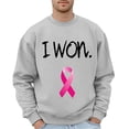 thumbnail image 1 of Men's Hoodless Sweatshirt For Everyday Casual Wear Loose Fit Printed Design Perfect For Winter Ideal With Jeans For Comfort And Style, 1 of 4
