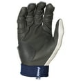 thumbnail image 2 of Franklin Sports Youth 2nd-Skinz® Batting Gloves, Medium - Gray/Navy, 2 of 3