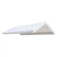 thumbnail image 1 of ALEKO CPRF1020 Toit de Remplacement en Polyéthylène Résistant aux Intempéries pour Abri d'Auto - 10 x 20 Pieds - Blanc, 1 of 2