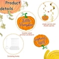 thumbnail image 6 of 20Pcs Fall Party Hanging Swirl Decorations Little Pumpkin Maple Leaf Foil Streamers Autumn Thanksgiving Hanging Door Ceiling Decoration, 6 of 7