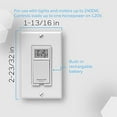 thumbnail image 3 of Honeywell RPLS730B1000/U RPLS730B1000 Interrupteur Programmable 7 Jours avec Minuterie, Blanc, 3 of 6