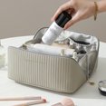 thumbnail image 4 of Bolsa cosmético para mujer, de maquillaje a la moda, gran capacidad para el trabajo (estilo gris uno) Sywqhk Para Estrenar, 4 of 5