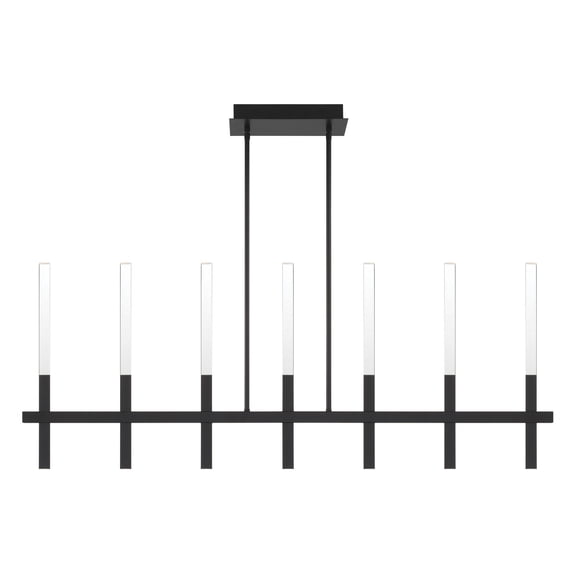 Eurofase Lighting - Benicio - 37.8W 7 LED Linear Chandelier-18 Inch Tall and