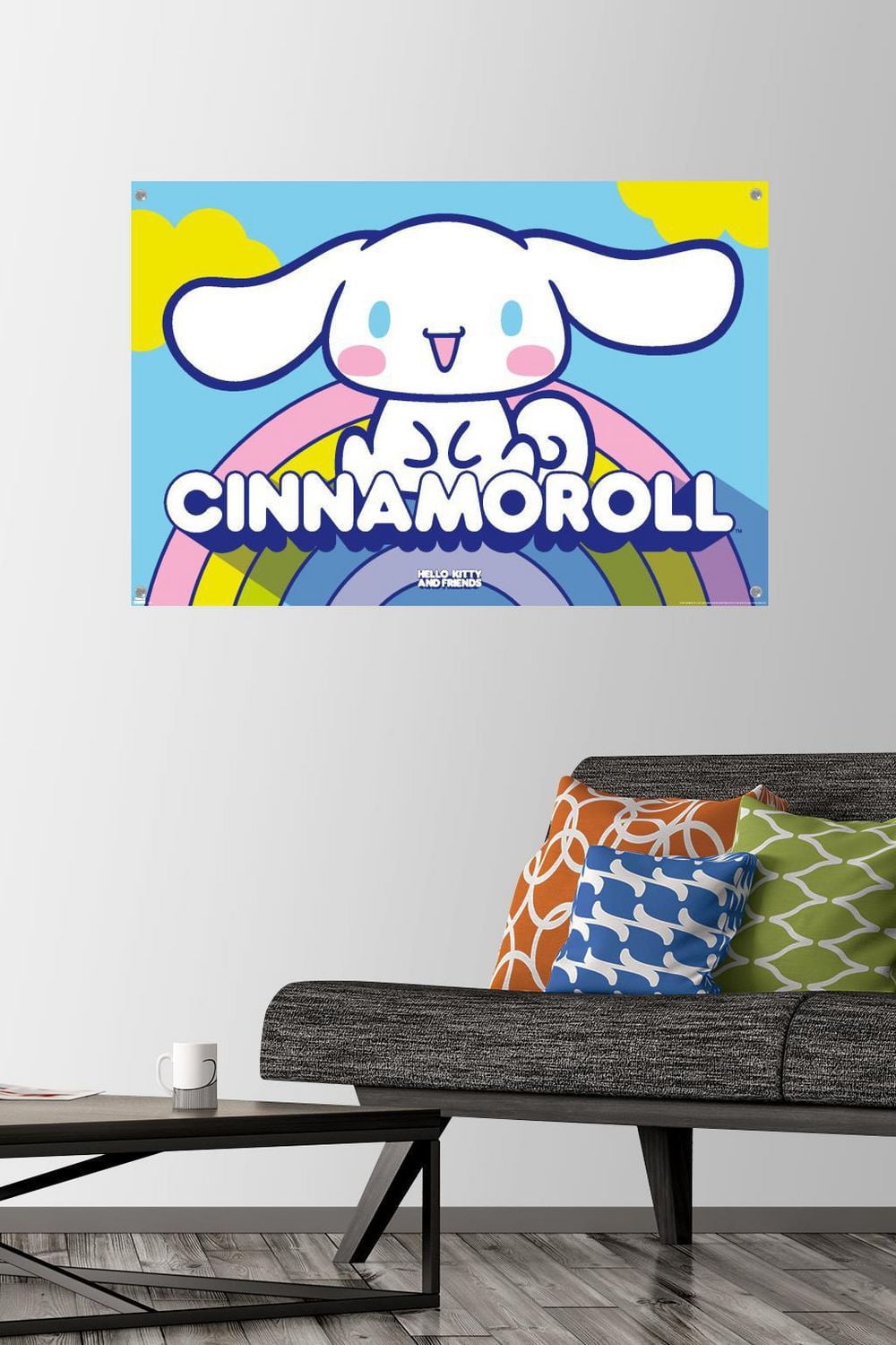 Hello Kitty and Friends: 22 Over The Rainbow - Cinnamoroll Wall Poster, 22.375" x 34"