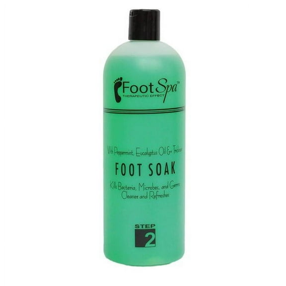 Foot Spa - Foot Soak, Cleanses, Softens and Refreshes - Made with Eucalyptus & Peppermint Oil 32 oz