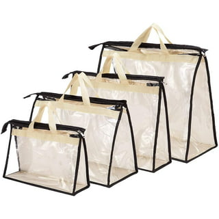 Yilibing Handbag Storage Women'S Handbag Organizer Dust Cover Bag  Transparent Anti-dust Purse Storage Bag for Hanging Closet with Zipper and  Handle 