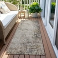 thumbnail image 6 of Addison Rugs Chantille Indoor/Outdoor Transitional Modern Putty Washable Runner Rug, 2'3" x 7'6", 6 of 6