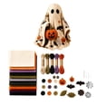 thumbnail image 2 of Patchwork Ghost Sewing Craft Kit for Adults Beginners, Halloween DIY Handmade Decor Set with Full Accessories, Relaxing Project for Sewing Lovers & Craft Enthusiasts (Pumpkin), 2 of 6