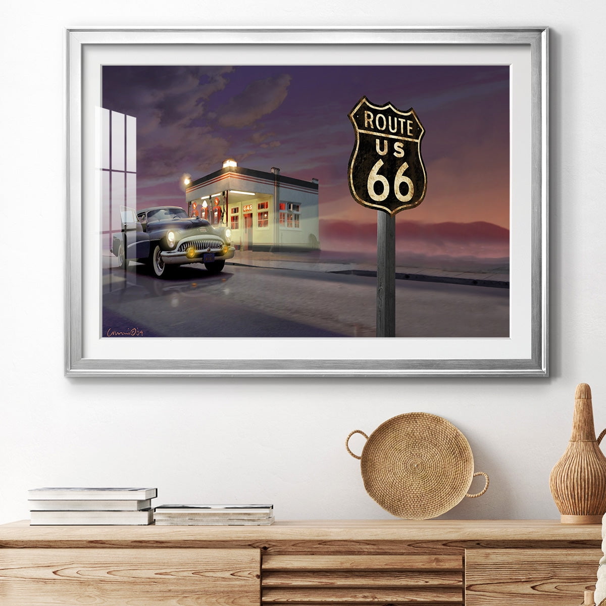 Route 66 Premium Framed Print - Ready to Hang