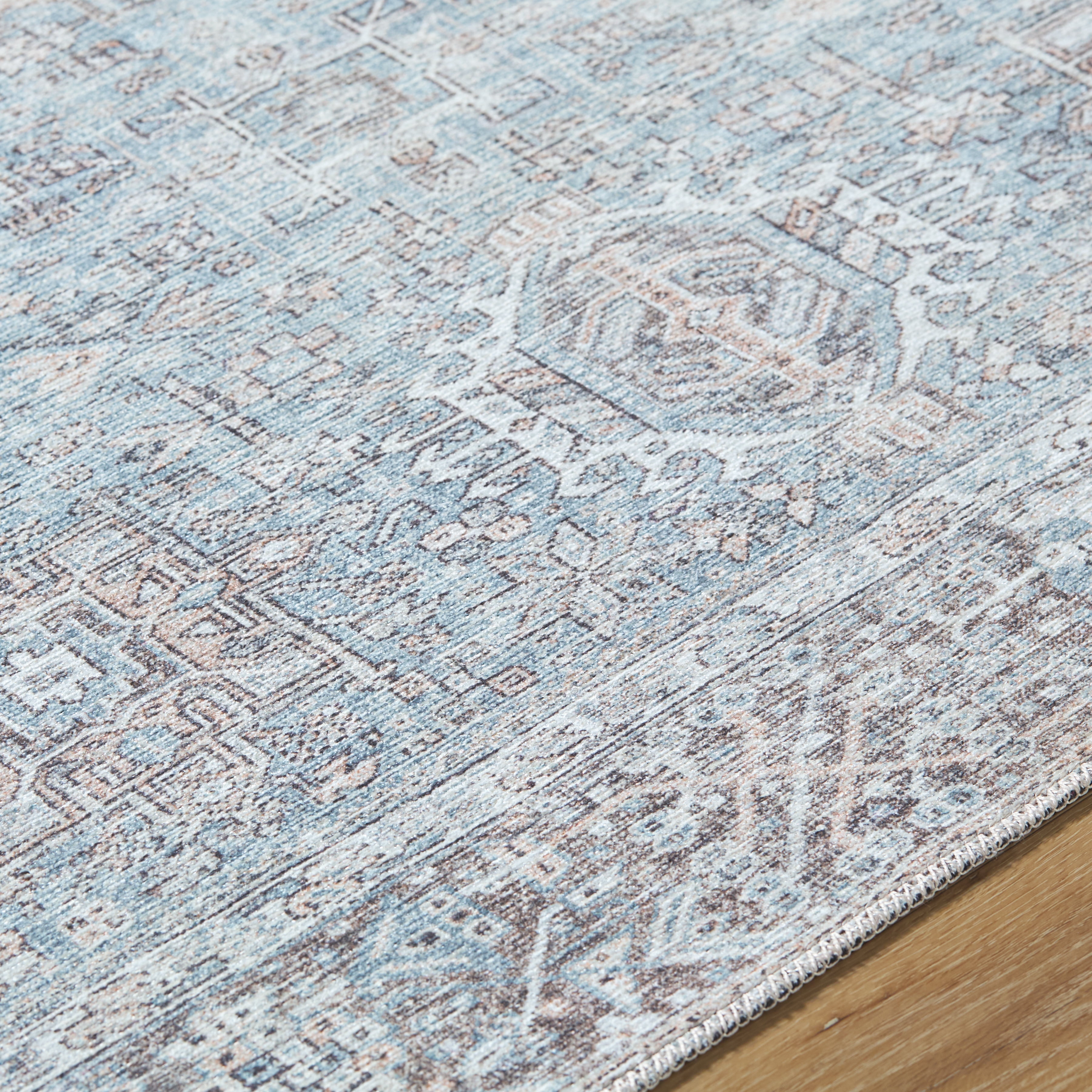 My Texas House Everyday Living Lorelei Transitional Indoor Washable 9' x 12' Area Rug