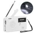 thumbnail image 2 of Manivelle Portable Multifonctionnelle, /AM Solaire, pour Urgence Extérieur Blanc, Bleu, 2 of 8
