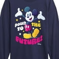 thumbnail image 3 of Disney - Mickey Point To The Future - Youth Long Sleeve Graphic T-Shirt, 3 of 5