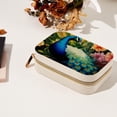 thumbnail image 7 of Peacock Velvet Portable Decorative Box with Removable Compartment - Storage Box, Display Case, and Earring Holder - Ideal Gift, 7 of 7
