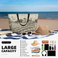 thumbnail image 5 of Kdxio Vineyard Landscape for Beach Bag for Women Large Beach Tote Bag Waterproof Sandproof Swim Bag with Zipper Pockets Beach Vacation Travel, 5 of 7
