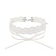 thumbnail image 1 of 1Pc Fashion Double-layer Personality Choker Necklace Lace Clavicle Necklace Collar Chokers Party Jewelry Accessories(White), 1 of 3
