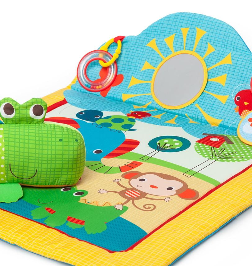 bright starts cuddly crocodile play mat