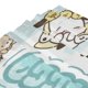 thumbnail image 4 of Cortina de ducha Pochacco con diseño de dibujos animados, con 12 ganchos, impermeable, lavable, de poliéster, para decoración del baño, 60 x 72 pulgadas, de hierro, 4 of 8