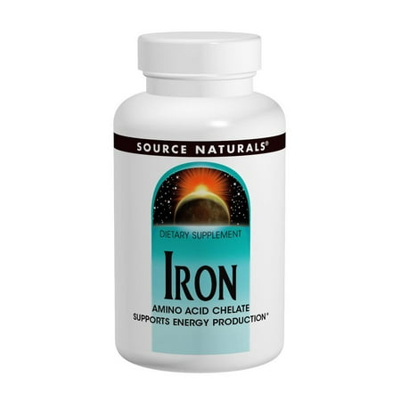 Iron Chelate 25mg Source Naturals, Inc. 100 Tabs