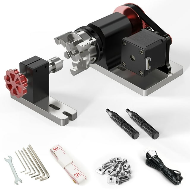Kit De Módulo Rotatorio De Twotrees Para Máquina Cnc Ttc450