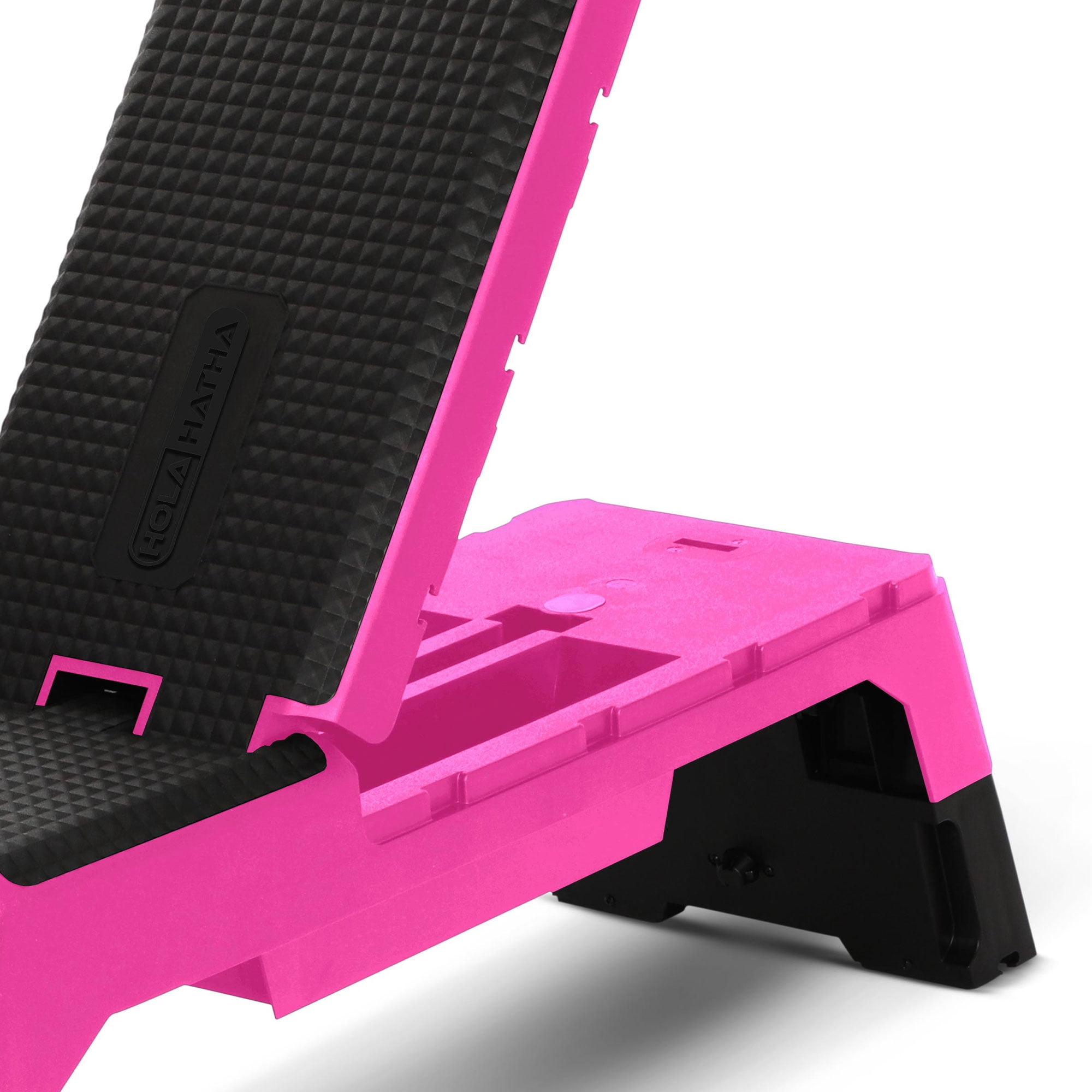 HolaHatha Multifunctional Fitness Aerobic Deck with Storage Compartment