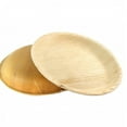 thumbnail image 3 of Assiette Ronde Peu Profonde/assiette Feuille de Palmier Areca Bio Mart/naturelle, Écologique, Robuste, Réutilisable, Compostable dans le Jardin, Biodégradable, Jetable/fête à Thème, Mariage/lot de 10, 50 Ou 100, 3 of 4