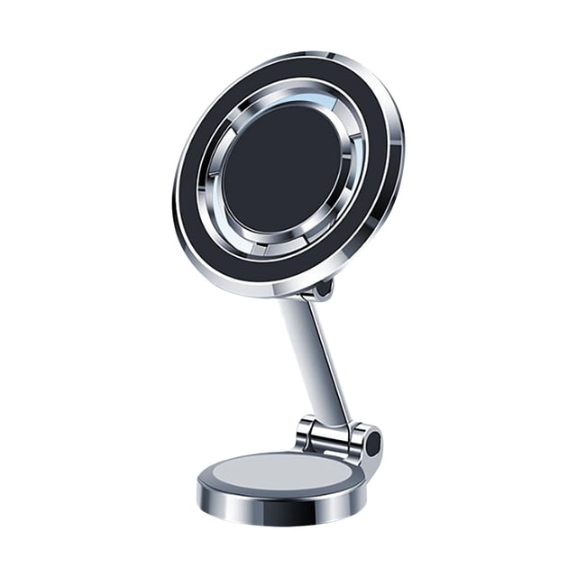 Soporte para Coche Ganfancp 360 Grados Aleación de Aluminio Fuerte Anillo Imán Salpicadero Ventosa Magnética