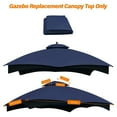 thumbnail image 2 of Euromax 10’ x 12’ Navy Blue top Cover Outdoor Canopy, 100% Polyester Air Vent, 2 of 5