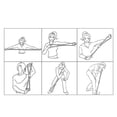 thumbnail image 4 of Cuerda De Resistencia Para Ejercicios De Rehabilitación, Bandas De Resistencia Para Ejercicios, Agarre , Entrenamiento De Fuerza En La Parte Superior Del Brazo, Látex Para, 4 of 7