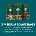 thumbnail image 2 of Starbucks Medium Roast Ground Coffee, Variety Pack, 3 bags (12 oz each), 2 of 5
