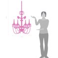 thumbnail image 2 of Baroque Chandelier Wall Art Decal, 2 of 4