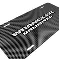 thumbnail image 3 of Jeep Wrangler Unlimited on Front Mesh Grill Graphic Special Aluminum Metal License Plate, 3 of 6