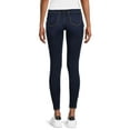 thumbnail image 3 of Time and Tru Women's High Rise Skinny Jeans, Available in 27", 29" Inseams, Sizes 2-20, 3 of 5