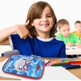 thumbnail image 5 of PowerKing Shark Pencil Case Pencil Box, Cute EVA Shark Pen Pouch Cartoon Stationery Box Large Capacity, 5 of 5