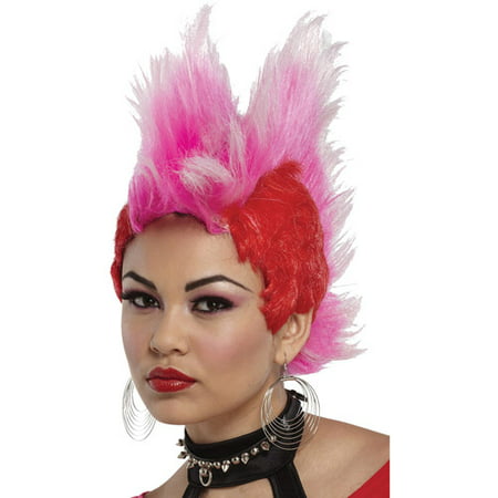 Double Mohawk Wig Adult Halloween Accessory