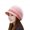 Pink, variant on Winter Pink Fashion Women Knitted Hats Rabbit Hat Cap Skullies Pk Baseball Caps