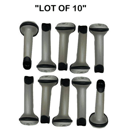 Restored 10-Pack of Symbol LS2208 Barcode Scanners w/USB Cable - White/Gray - PN: LS2208-SR20007R (Refurbished)